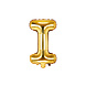 Folie Ballon Letter I Goud Leeg 35cm Folie Ballon Letter I Goud Leeg 35cm