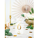 Tafelnummers Gouden Cijfers 12cm 20st Tafelnummers Gouden Cijfers 12cm 20st