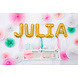 Folie Ballon Letter J Goud Leeg 35cm Folie Ballon Letter J Goud Leeg 35cm