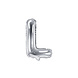 Folie Ballon Letter L Zilver Leeg 35cm Folie Ballon Letter L Zilver Leeg 35cm