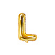 Folie Ballon Letter L Goud Leeg 35cm Folie Ballon Letter L Goud Leeg 35cm