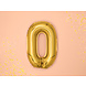 Folie Ballon Letter O Goud Leeg 35cm Folie Ballon Letter O Goud Leeg 35cm