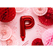 Folie Ballon Letter P Rood Leeg 35cm Folie Ballon Letter P Rood Leeg 35cm