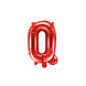 Folie Ballon Letter Q Rood Leeg 35cm Folie Ballon Letter Q Rood Leeg 35cm
