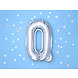 Folie Ballon Letter Q Zilver Leeg 35cm Folie Ballon Letter Q Zilver Leeg 35cm