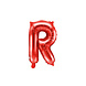 Folie Ballon Letter R Rood Leeg 35cm Folie Ballon Letter R Rood Leeg 35cm