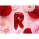 Folie Ballon Letter R Rood Leeg 35cm Folie Ballon Letter R Rood Leeg 35cm