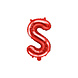 Folie Ballon Letter S Rood Leeg 35cm Folie Ballon Letter S Rood Leeg 35cm