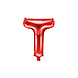 Folie Ballon Letter T Rood Leeg 35cm Folie Ballon Letter T Rood Leeg 35cm