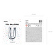Folie Ballon Letter U Zilver Leeg 35cm Folie Ballon Letter U Zilver Leeg 35cm