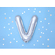 Folie Ballon Letter V Zilver Leeg 35cm Folie Ballon Letter V Zilver Leeg 35cm