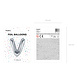 Folie Ballon Letter V Zilver Leeg 35cm Folie Ballon Letter V Zilver Leeg 35cm