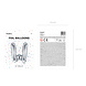 Folie Ballon Letter W Zilver Leeg 35cm Folie Ballon Letter W Zilver Leeg 35cm