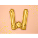 Folie Ballon Letter W Goud Leeg 35cm Folie Ballon Letter W Goud Leeg 35cm