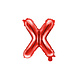 Folie Ballon Letter X Rood Leeg 35cm Folie Ballon Letter X Rood Leeg 35cm