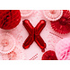 Folie Ballon Letter X Rood Leeg 35cm Folie Ballon Letter X Rood Leeg 35cm