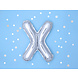 Folie Ballon Letter X Zilver Leeg 35cm Folie Ballon Letter X Zilver Leeg 35cm