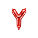 Folie Ballon Letter Y Rood Leeg 35cm Folie Ballon Letter Y Rood Leeg 35cm