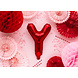 Folie Ballon Letter Y Rood Leeg 35cm Folie Ballon Letter Y Rood Leeg 35cm