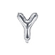 Folie Ballon Letter Y Zilver Leeg 35cm Folie Ballon Letter Y Zilver Leeg 35cm