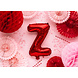 Folie Ballon Letter Z Rood Leeg 35cm Folie Ballon Letter Z Rood Leeg 35cm