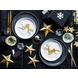 Decoratie Sterren Goud 6st Decoratie Sterren Goud 6st