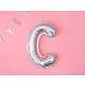 Folie Ballon Letter C Holografisch Leeg 35cm Folie Ballon Letter C Holografisch Leeg 35cm