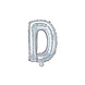 Folie Ballon Letter D Holografisch Leeg 35cm Folie Ballon Letter D Holografisch Leeg 35cm