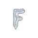 Folie Ballon Letter F Holografisch Leeg 35cm Folie Ballon Letter F Holografisch Leeg 35cm