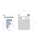 Folie Ballon Letter F Holografisch Leeg 35cm Folie Ballon Letter F Holografisch Leeg 35cm