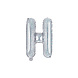Folie Ballon Letter H Holografisch Leeg 35cm Folie Ballon Letter H Holografisch Leeg 35cm