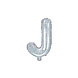 Folie Ballon Letter J Holografisch Leeg 35cm Folie Ballon Letter J Holografisch Leeg 35cm