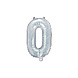Folie Ballon Letter O Holografisch Leeg 35cm Folie Ballon Letter O Holografisch Leeg 35cm