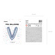 Folie Ballon Letter V Holografisch Leeg 35cm Folie Ballon Letter V Holografisch Leeg 35cm