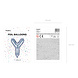 Folie Ballon Letter Y Holografisch Leeg 35cm Folie Ballon Letter Y Holografisch Leeg 35cm