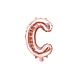 Folie Ballon Letter C Rose Goud Leeg 35cm Folie Ballon Letter C Rose Goud Leeg 35cm