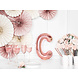 Folie Ballon Letter C Rose Goud Leeg 35cm Folie Ballon Letter C Rose Goud Leeg 35cm