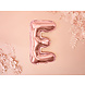 Folie Ballon Letter E Rose Goud Leeg 35cm Folie Ballon Letter E Rose Goud Leeg 35cm