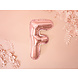 Folie Ballon Letter F Rose Goud Leeg 35cm Folie Ballon Letter F Rose Goud Leeg 35cm