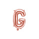 Folie Ballon Letter G Rose Goud Leeg 35cm Folie Ballon Letter G Rose Goud Leeg 35cm