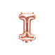 Folie Ballon Letter I Rose Goud Leeg 35cm Folie Ballon Letter I Rose Goud Leeg 35cm