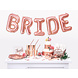 Folie Ballon Letter I Rose Goud Leeg 35cm Folie Ballon Letter I Rose Goud Leeg 35cm