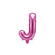 Folie Ballon Letter J Roze Leeg 35cm Folie Ballon Letter J Roze Leeg 35cm