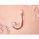 Folie Ballon Letter J Rose Goud Leeg 35cm Folie Ballon Letter J Rose Goud Leeg 35cm