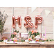Folie Ballon Letter M Rose Goud Leeg 35cm Folie Ballon Letter M Rose Goud Leeg 35cm