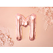 Folie Ballon Letter M Rose Goud Leeg 35cm Folie Ballon Letter M Rose Goud Leeg 35cm