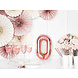 Folie Ballon Letter O Rose Goud Leeg 35cm Folie Ballon Letter O Rose Goud Leeg 35cm