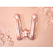 Folie Ballon Letter W Rose Goud Leeg 35cm Folie Ballon Letter W Rose Goud Leeg 35cm
