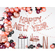 Folie Ballon Letter Y Rose Goud Leeg 35cm Folie Ballon Letter Y Rose Goud Leeg 35cm