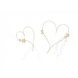 Decoratie Hart Wit 2st Decoratie Hart Wit 2st